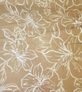 Dior Satin - Floral - Gold