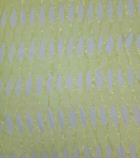 Teardrop Burnout Tulle - Limedrop