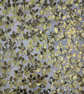 Reva Sequins Tulle - Olive