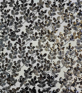 Reva Sequins Tulle - Black