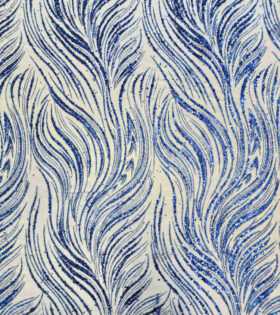 Catherine Sugar Metallic - Royal Blue