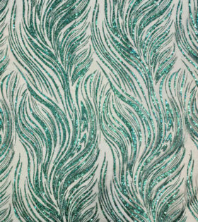 Catherine Sugar Metallic - Bottle Green