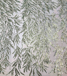 Sebastian Sugar Metallic Tulle - Mint