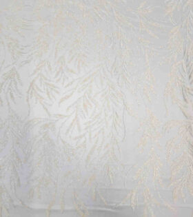 Sebastian Sugar Metallic Tulle - Cream