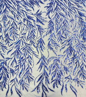 Sebastian Sugar Metallic Tulle - Royal Blue