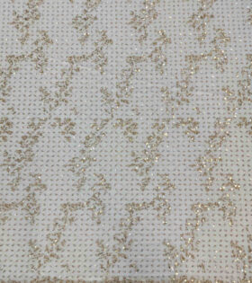 Nelly Beaded Tulle - Beige