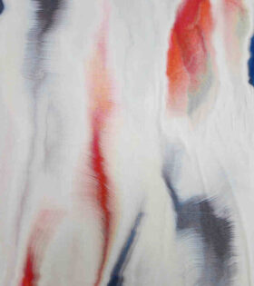 Cotton Cambric - Abstract - Navy Blue