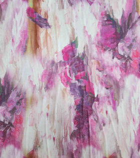 Cotton Cambric - Abstract - Magenta