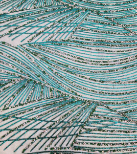 Two Tone Metallic Tulle D#3 - Bottle Green