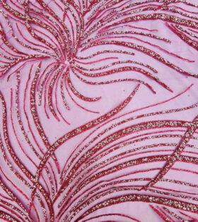 Two Tone Metallic Tulle D#4 - Magenta