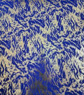Foil Look Scuba - Animal - Royal Blue