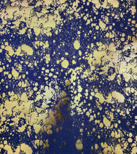 Foil Look Scuba - Fluid - Navy Blue