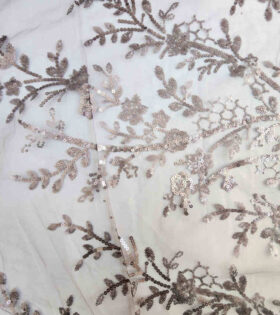 Orchid Embroidered Tulle - Mauve
