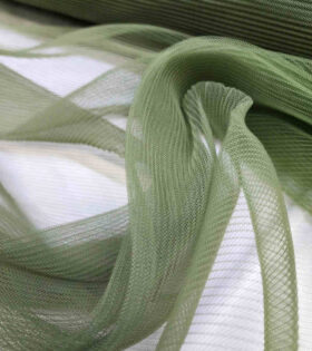 Ombre Pleated Tulle - Olive