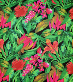 Printed Mini Matt - Floral - Black