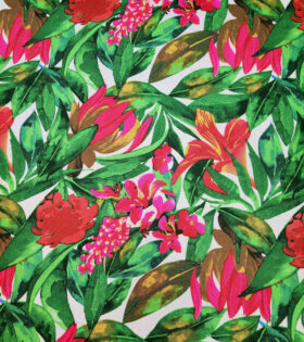 Printed Mini Matt - Floral - White
