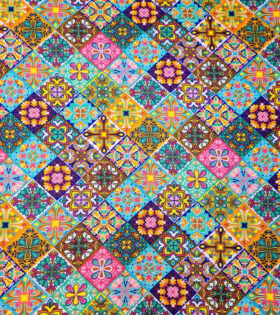 Printed Mini Matt - Floral - Cerise Pink