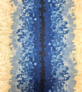 Canvas Linen - Abstract - Royal Blue