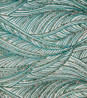 Two Tone Metallic Tulle D#5 - Jade
