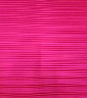 Pleated Satin (Foil) - Cerise Pink