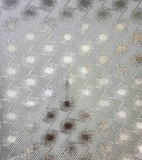 Foil Printed Airtech Mesh - White