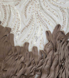 Maya Evening Tulle - Taupe