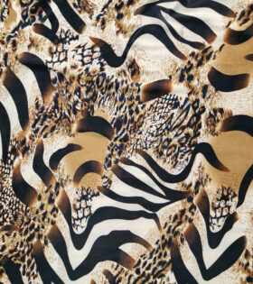 Printed Bon Bon - Natural - Black