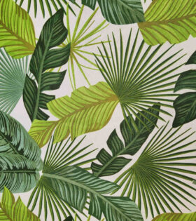 Printed Mini Matt - Leaves - Green