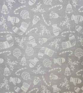 Printed Mini Matt - Christmas - Grey