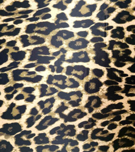 Digital Printed Duchess Satin - Natural