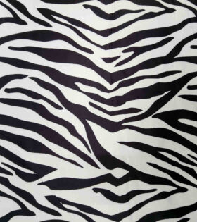 Digital Printed Duchess Satin - Natural