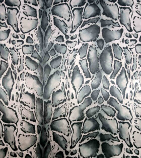 Digital Printed Duchess Satin - Natural