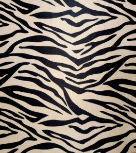 Digital Printed Duchess Satin - Natural