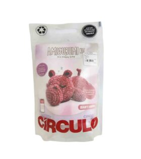 All-In-One Amigurumi Knitting Kit - Baby Hippo