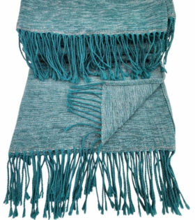 Chenille Throw - Peacock