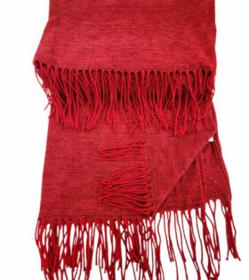 Chenille Throw - Scarlett