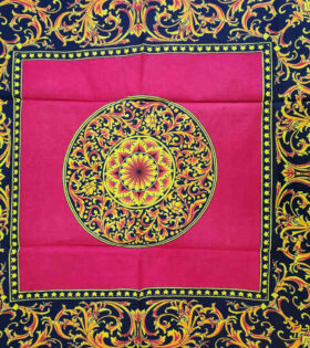 Khanga Cotton - Versace - Red