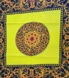 Khanga Cotton - Versace - Yellow