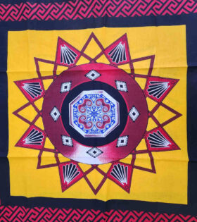 Khanga Cotton - Star - Yellow