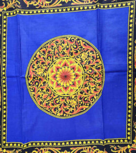 Khanga Cotton - Versace - Royal Blue