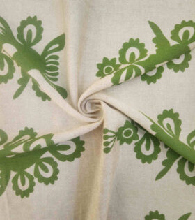 Printed Nylon Rayon - Olive