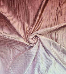 Ombre Pleated Satin - Dusty Pink