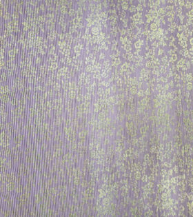 Printed Plisse Satin (Foil) - Dusty Pink