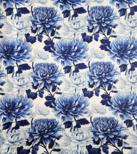 Printed Mini Matt - Delft - Royal Blue