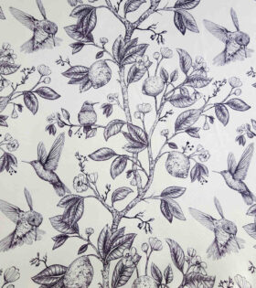 Printed Mini Matt - Lemon Blossom - Cream