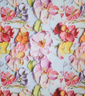 Digital Printed Duchess Satin - Floral