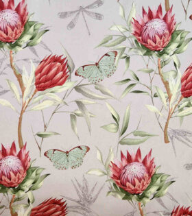 Printed Mini Matt - Protea - Grey