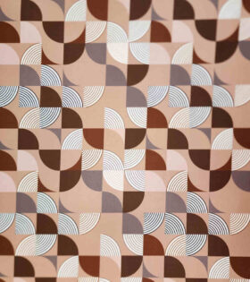 Digital Printed Duchess Satin - Abstract