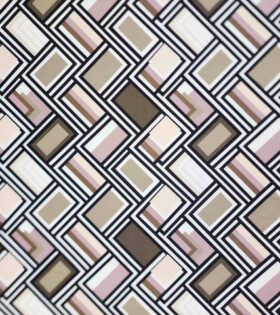 Printed DTY - Abstract - Mauve