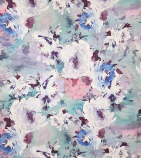 Printed DTY - Floral - Lilac